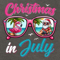 Christmas In July Santa Cotton Canvas Backpack