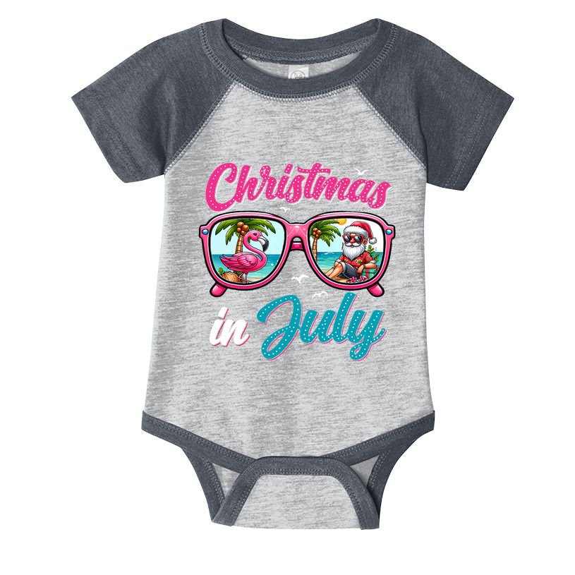 Christmas In July Santa Infant Baby Jersey Bodysuit
