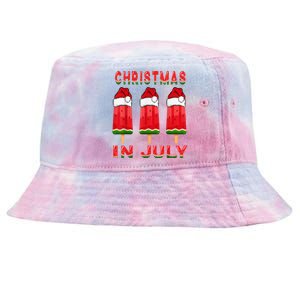 christmas in july watermelon ice pops, fun christmas in july Tie-Dyed Bucket Hat