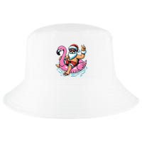 Christmas In July Santa Flamingo Summer Xmas Cool Comfort Performance Bucket Hat