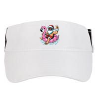 Christmas In July Santa Flamingo Summer Xmas Adult Drive Performance Visor