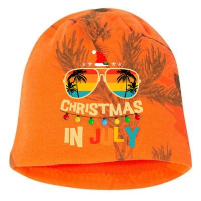 Christmas In July Santa Hat Sunglasses Summer Vacation Xmas Kati - Camo Knit Beanie