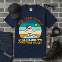 Christmas In July Still Naughty Santa Funny Tall T-Shirt