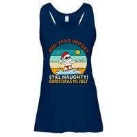 Christmas In July Still Naughty Santa Funny Ladies Essential Flowy Tank