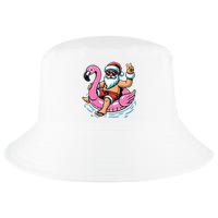 Christmas In July Santa Flamingo Summer Xmas Cool Comfort Performance Bucket Hat