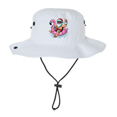 Christmas In July Santa Flamingo Summer Xmas Legacy Cool Fit Booney Bucket Hat