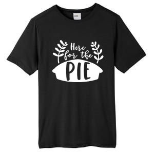 Cute Im Just Here For The Pie Thanksgiving Pumpkin Spice Cool Gift Tall Fusion ChromaSoft Performance T-Shirt