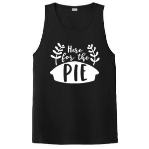 Cute Im Just Here For The Pie Thanksgiving Pumpkin Spice Cool Gift PosiCharge Competitor Tank