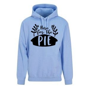 Cute Im Just Here For The Pie Thanksgiving Pumpkin Spice Cool Gift Unisex Surf Hoodie