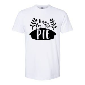 Cute Im Just Here For The Pie Thanksgiving Pumpkin Spice Cool Gift Softstyle CVC T-Shirt