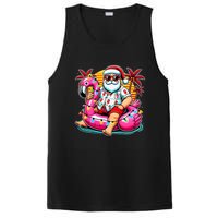 Christmas In July Santa Flamingo Float Summer Xmas PosiCharge Competitor Tank