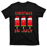 Christmas In July Watermelon Ice Pops Fun Christmas In July T-Shirt