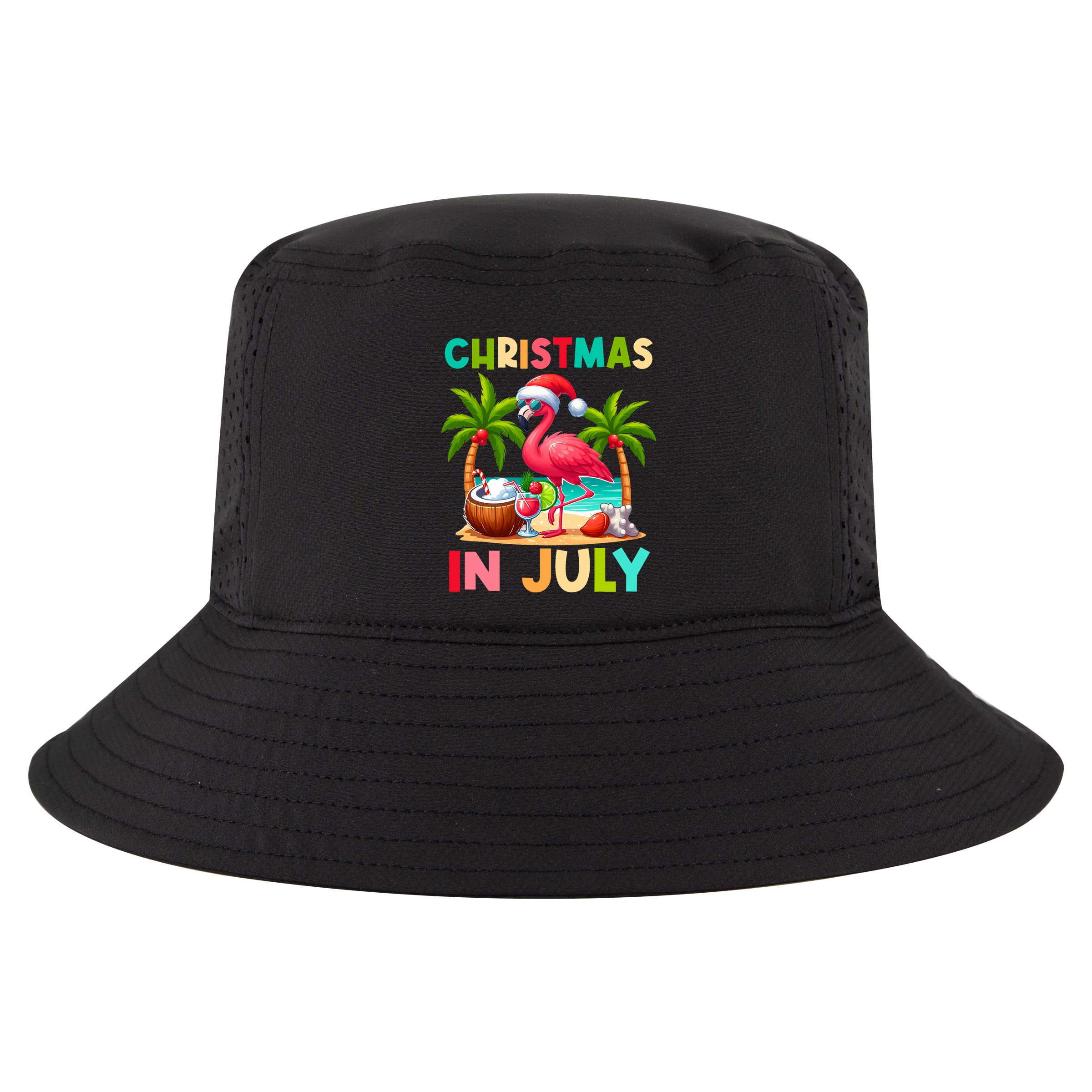 Christmas In July Beach Summer Cool Comfort Performance Bucket Hat