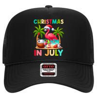 Christmas In July Beach Summer High Crown Mesh Back Trucker Hat