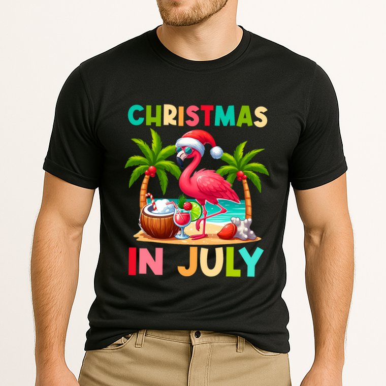 Christmas In July Beach Summer Performance Shirt