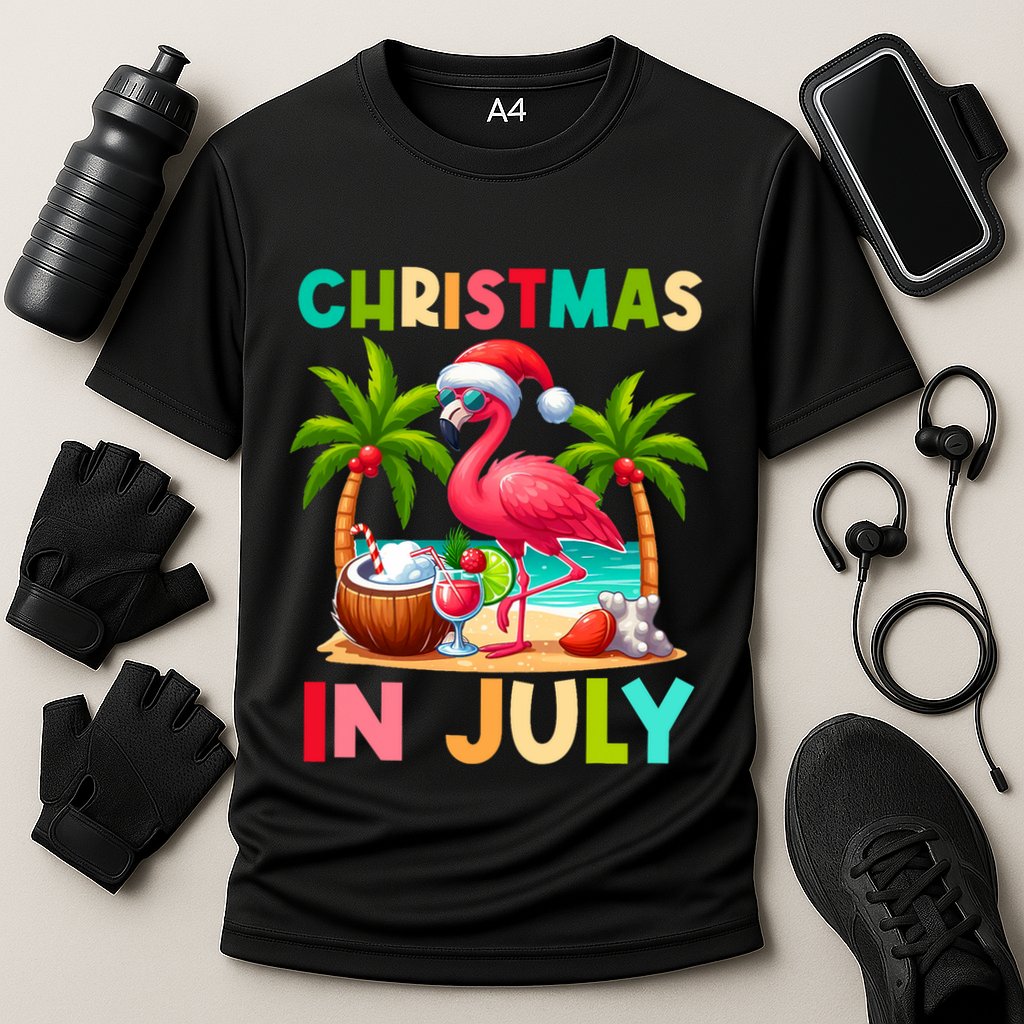 Christmas In July Beach Summer Performance Shirt