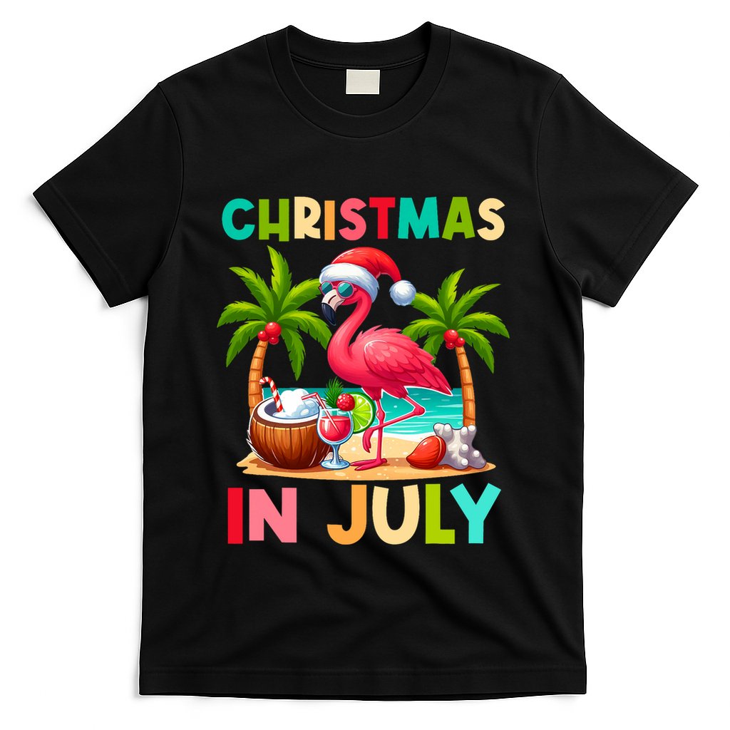 Christmas In July Beach Summer T-Shirt