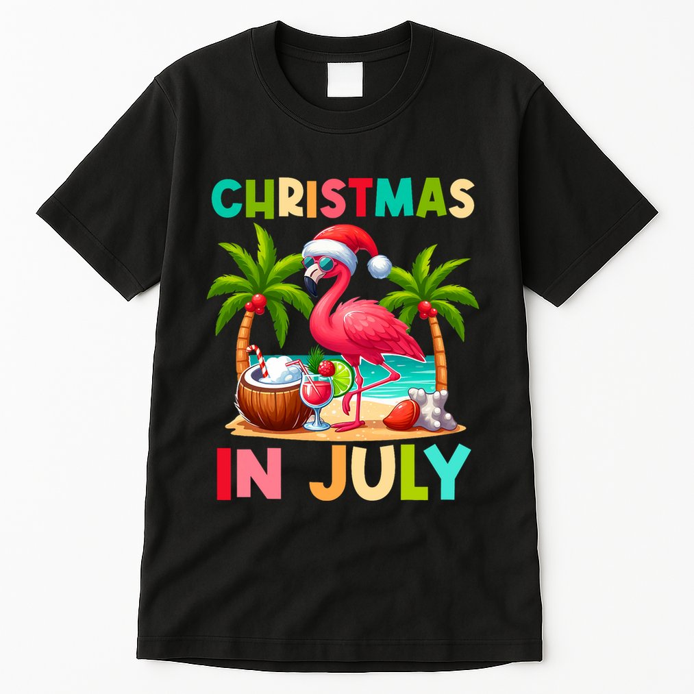 Christmas In July Beach Summer Tall T-Shirt