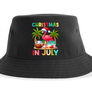 Christmas In July Beach Summer Sustainable Bucket Hat