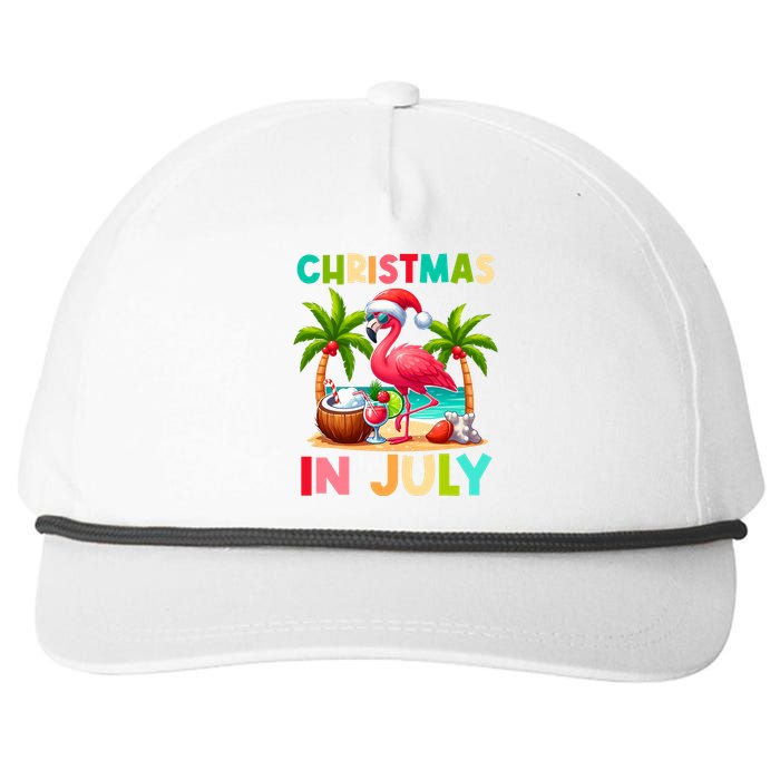 Christmas In July Beach Summer Snapback Five-Panel Rope Hat