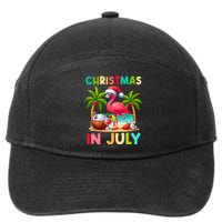 Christmas In July Beach Summer 7-Panel Snapback Hat