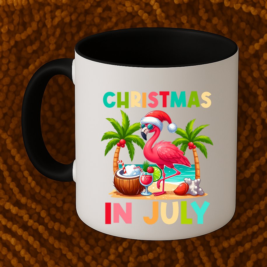 Christmas In July Beach Summer Mug