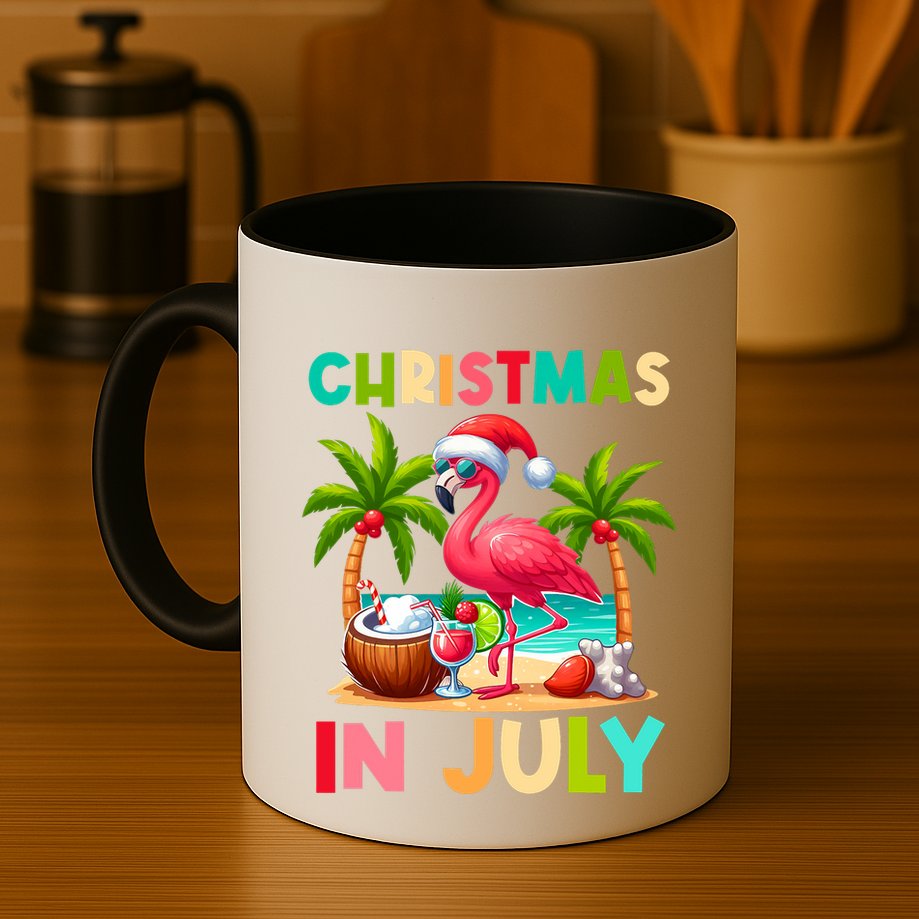 Christmas In July Beach Summer Mug
