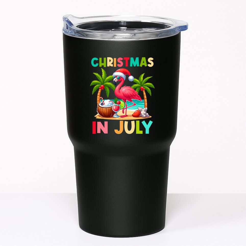 Christmas In July Beach Summer Tumbler