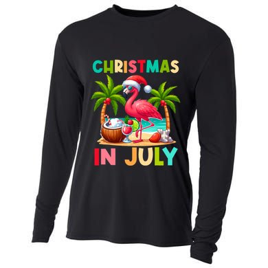 Christmas In July Beach Summer Cooling Performance Long Sleeve Crew