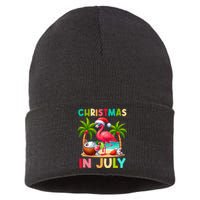 Christmas In July Beach Summer Sustainable Knit Beanie