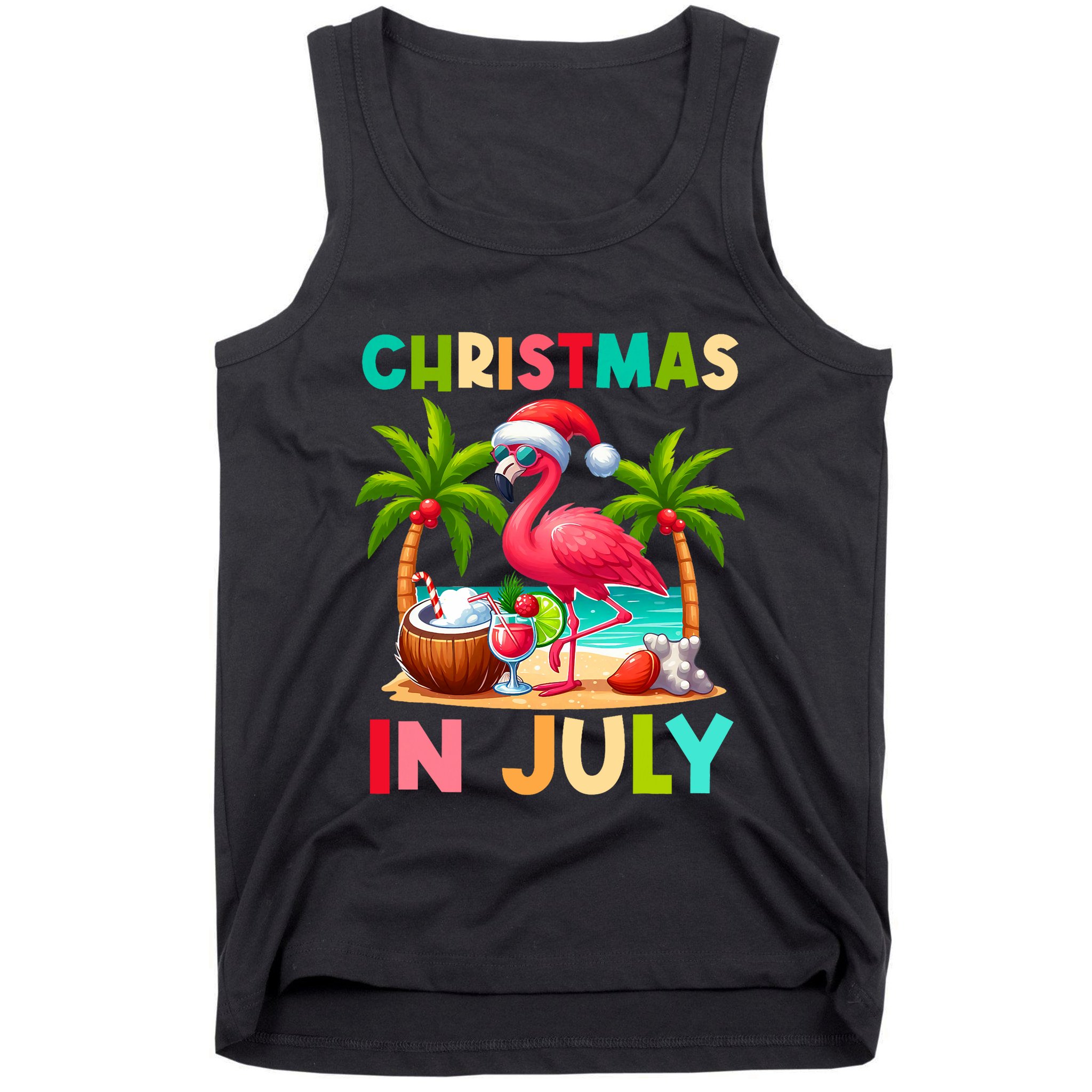 Christmas In July Beach Summer Tank Top