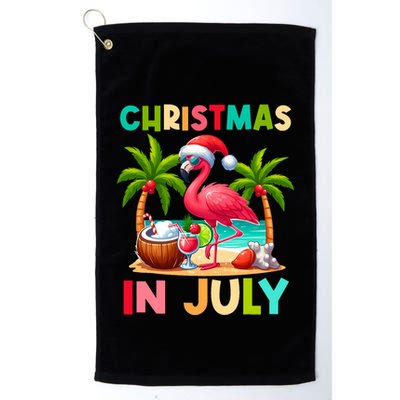 Christmas In July Beach Summer Golf Towel