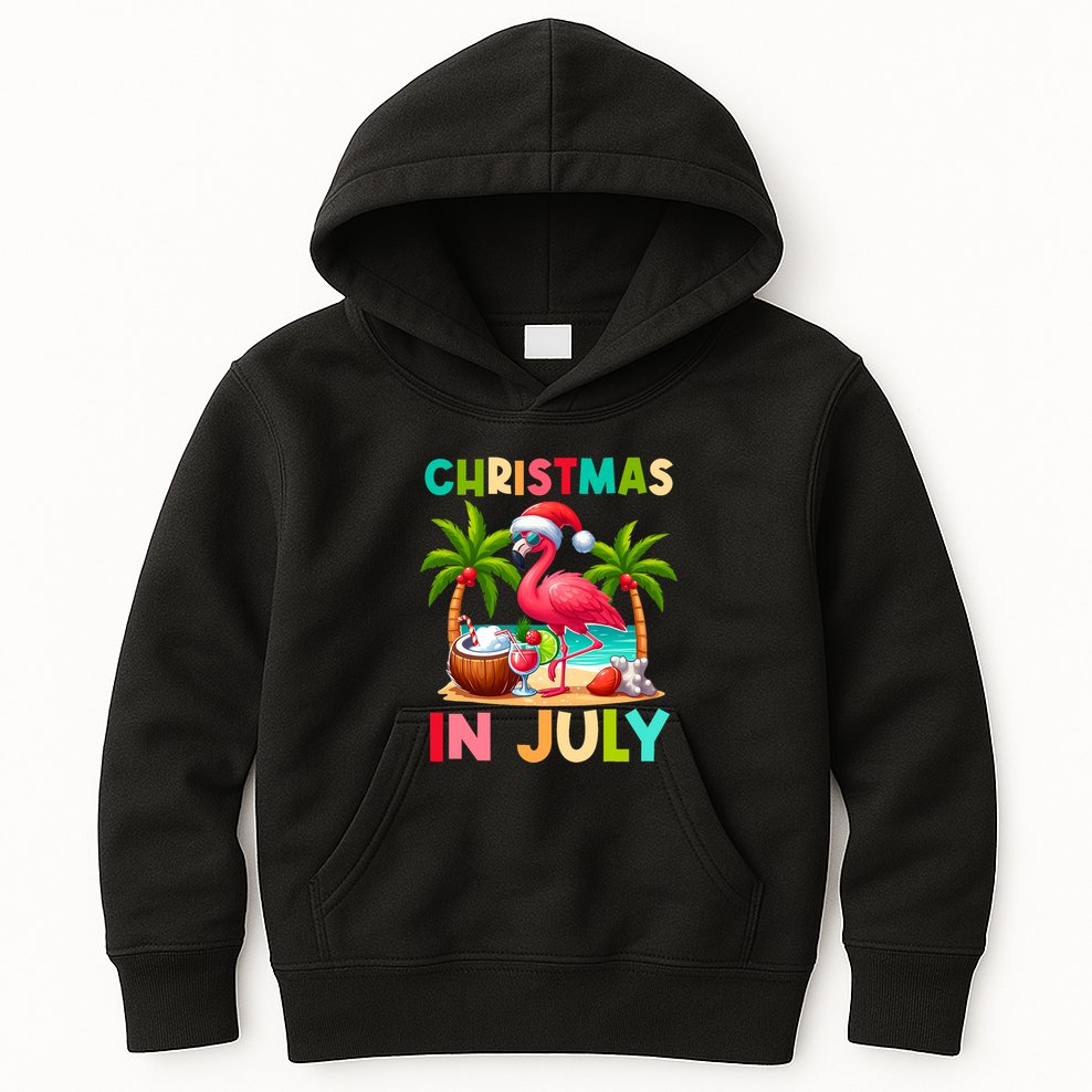 Christmas In July Beach Summer Kids Hoodie