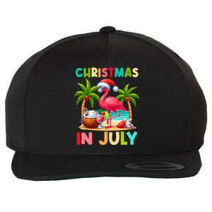 Christmas In July Beach Summer Wool Snapback Cap