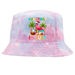 Christmas In July Beach Summer Tie-Dyed Bucket Hat