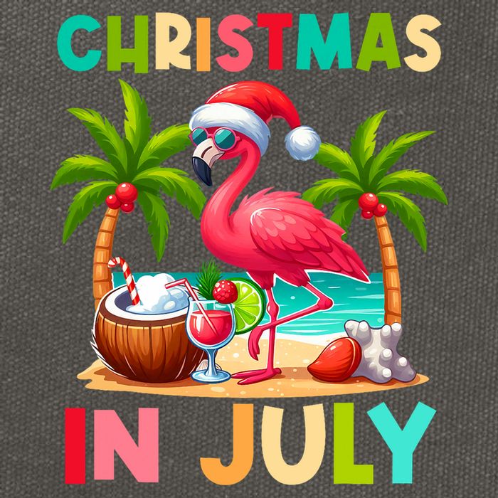 Christmas In July Beach Summer Cotton Canvas Backpack
