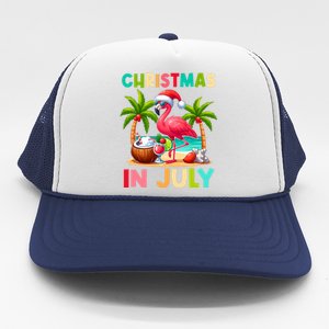 Christmas In July Beach Summer Trucker Hat