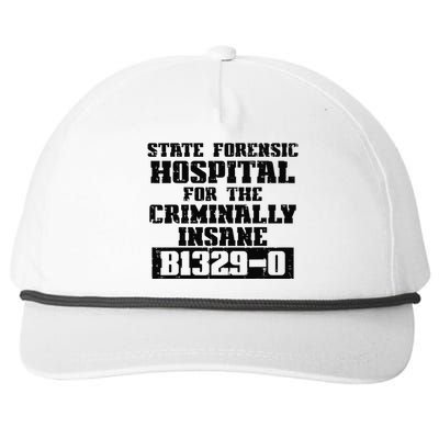 Criminally Insane Jail Inmate Prisoner Fun Halloween Costume Snapback Five-Panel Rope Hat