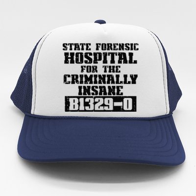 Criminally Insane Jail Inmate Prisoner Fun Halloween Costume Trucker Hat