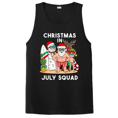 Christmas In July Squad Santa And Friends Xmas Boy Kids PosiCharge Competitor Tank