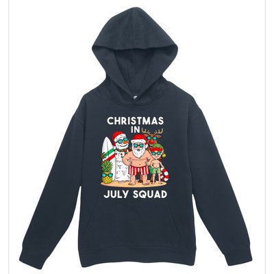 Christmas In July Squad Santa And Friends Xmas Boy Kids Urban Pullover Hoodie