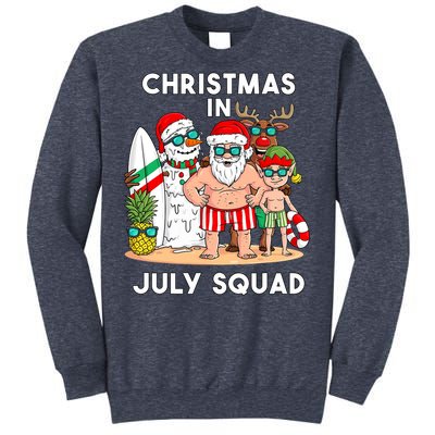 Christmas In July Squad Santa And Friends Xmas Boy Kids Sweatshirt