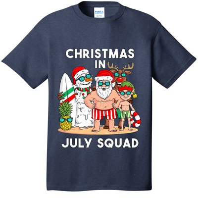 Christmas In July Squad Santa And Friends Xmas Boy Kids T-Shirt