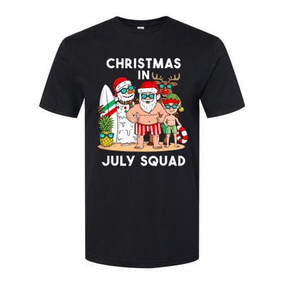 Christmas In July Squad Santa And Friends Xmas Boy Kids Softstyle CVC T-Shirt