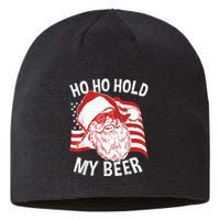 Christmas In July Santa Ho Ho Hold My Beer Drink Lover Sustainable Beanie