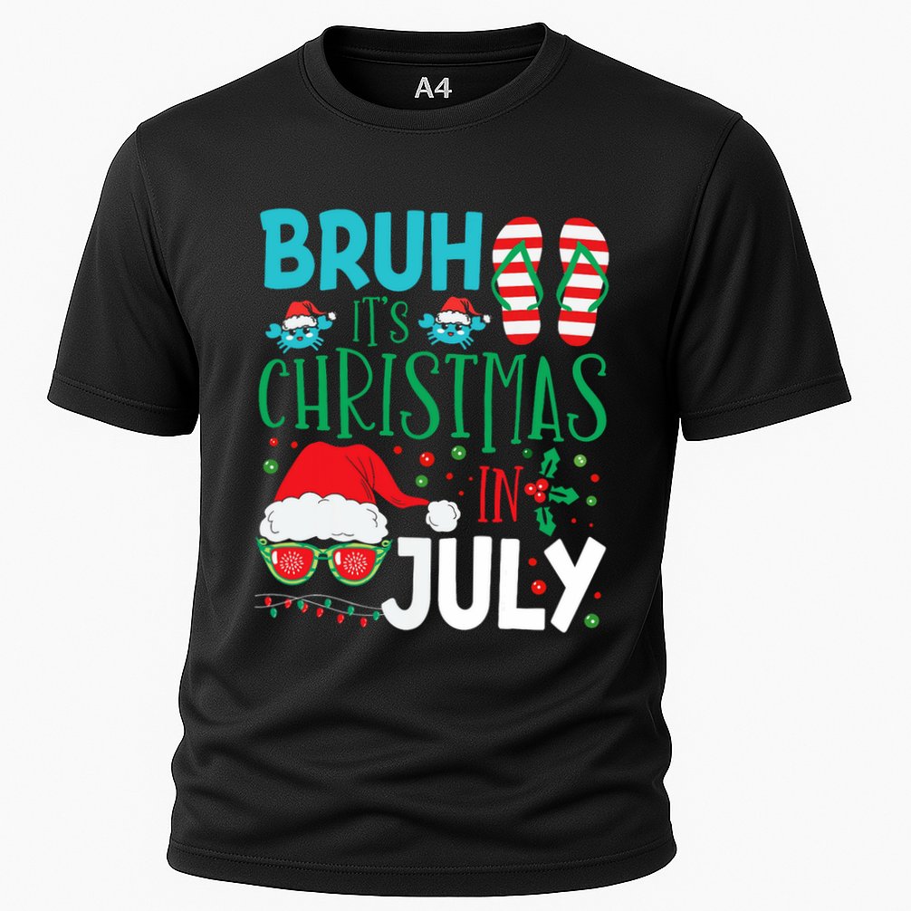 Christmas In July Bruh Summer Santa Performance Shirt