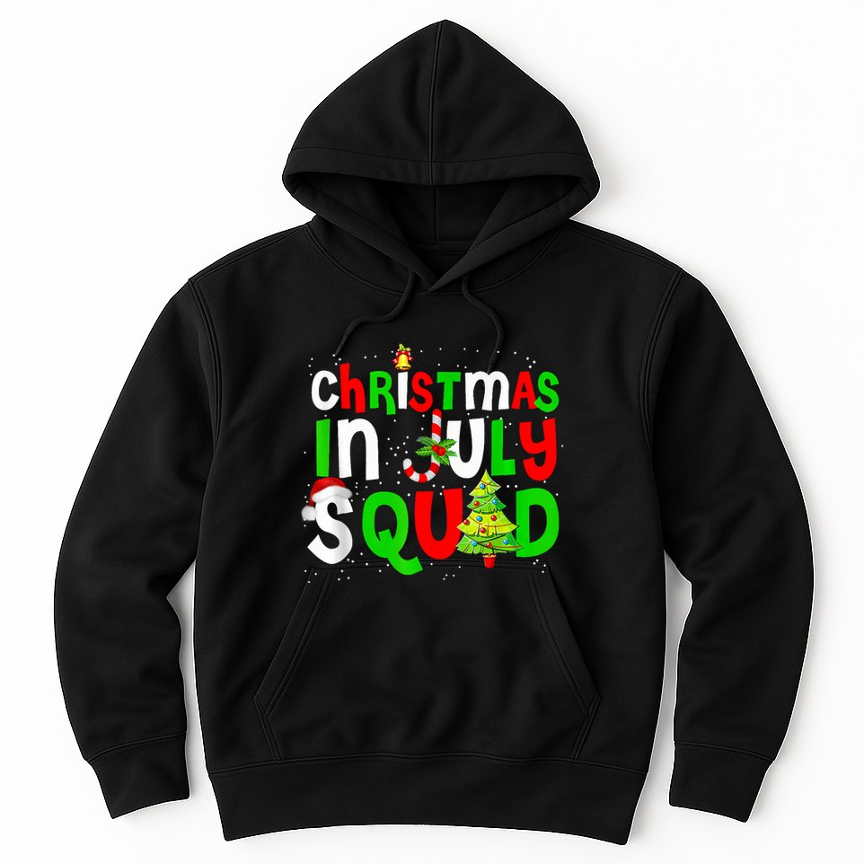 Christmas In July Squad Summer Xmas Hoodie