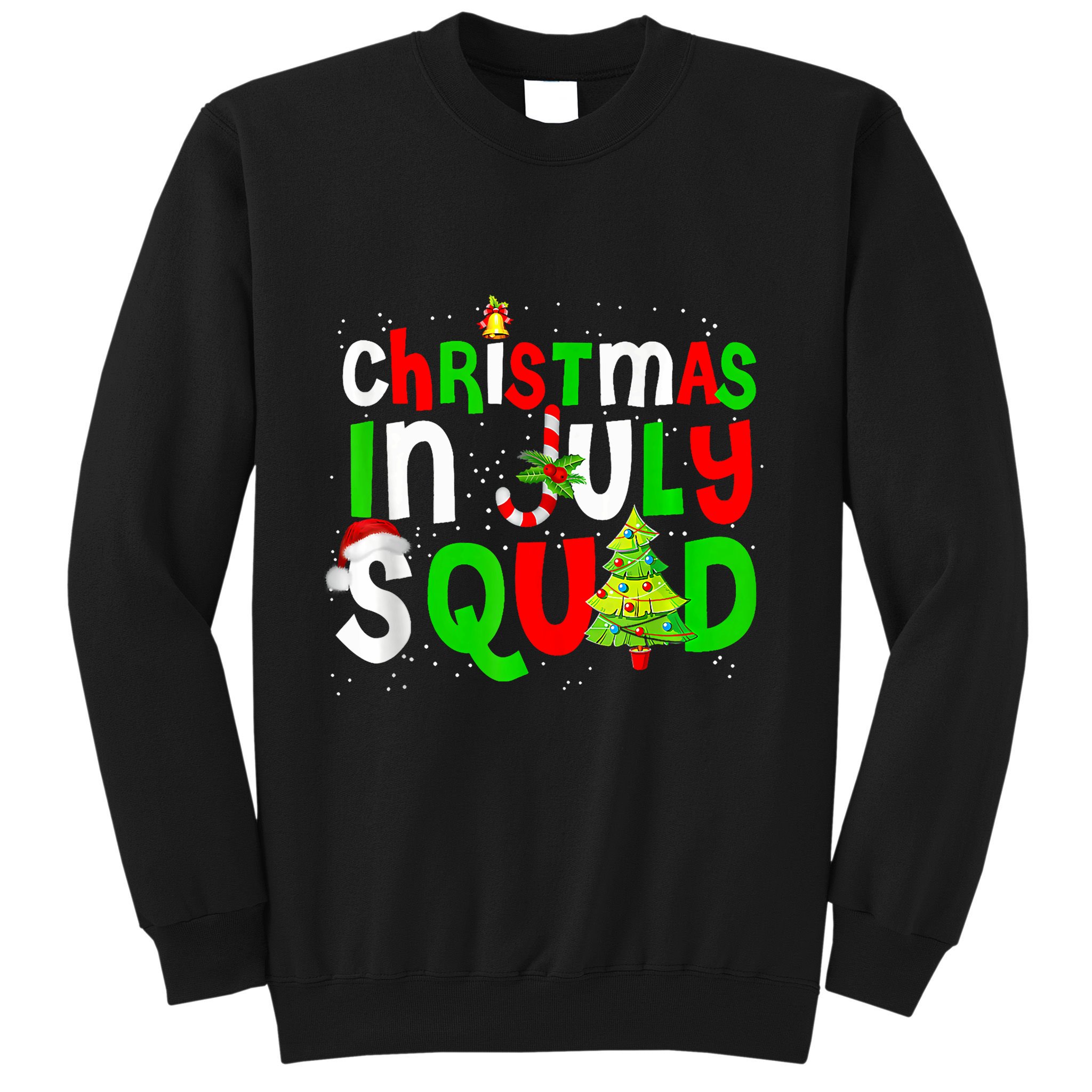 Christmas In July Squad Summer Xmas Sweatshirt