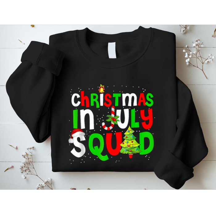 Christmas In July Squad Summer Xmas Sweatshirt