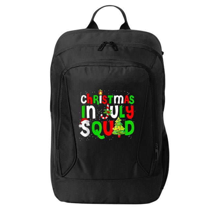 Christmas In July Squad Summer Xmas City Backpack